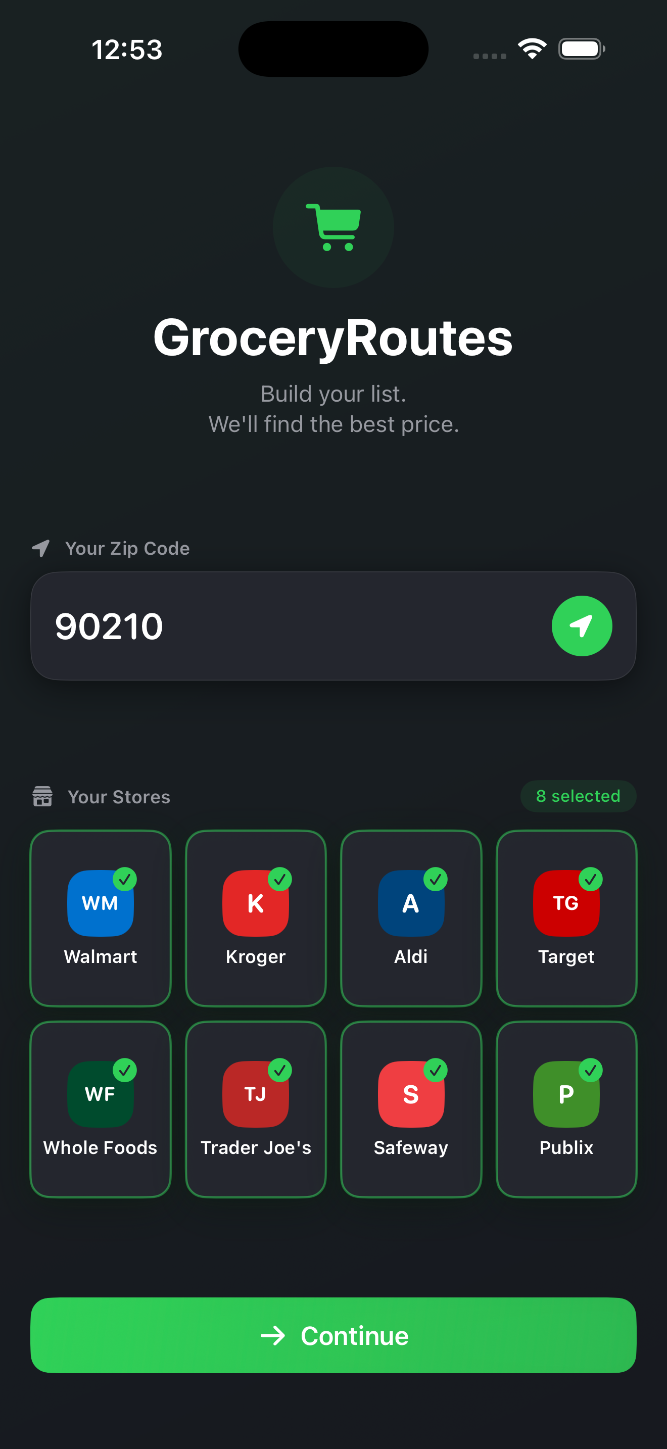 Onboarding screenshot